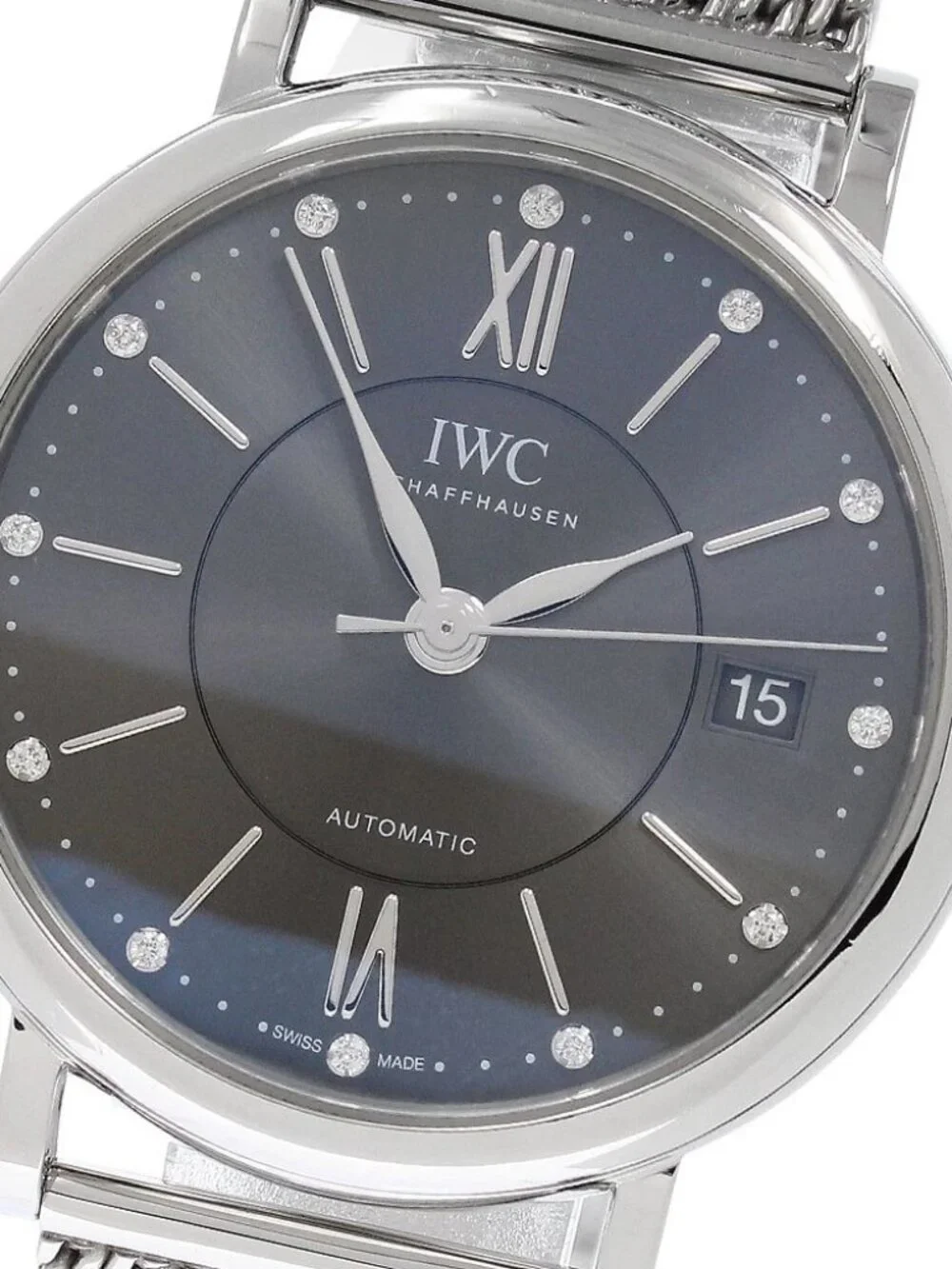 IWC SCHAFFHAUSEN Portofino Automatic 37 IW458110 12P diamond Watch_966467